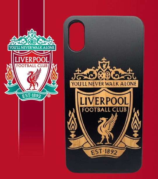 Custom Liverpool Football Club Wooden Phone Case