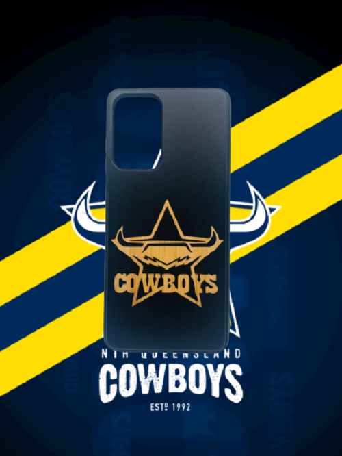 Custom North Queensland Cowboys Wooden Phone Case or Cover